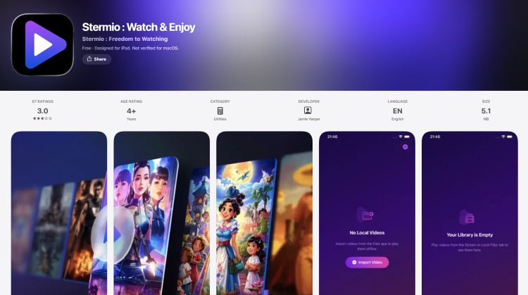 fake stremio app
