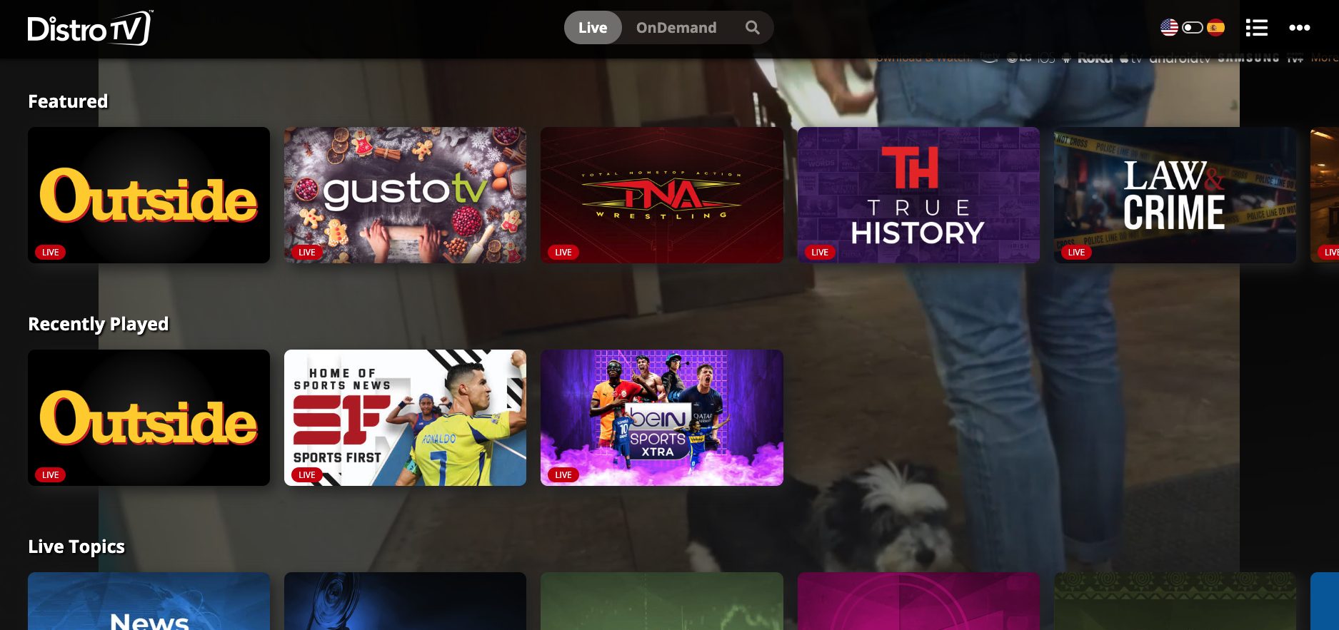 DistroTV App