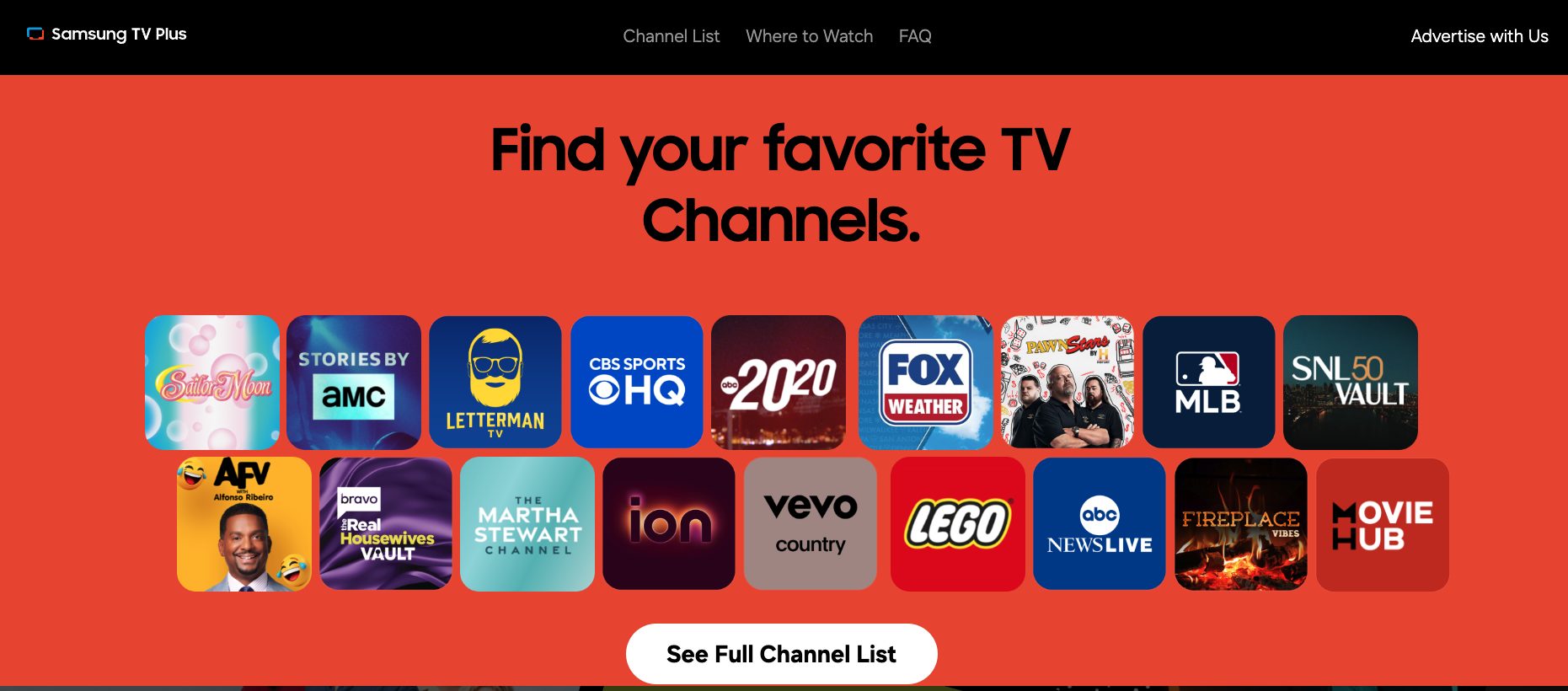 Samsung TV Plus App