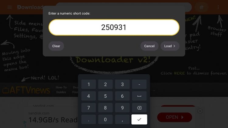 Input the Downloader Code for the TROYPOINT Toolbox (250931) and click Load.