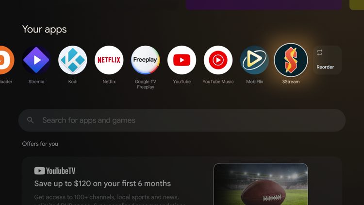 Then locate the SStream app from your home screen or Applications menu and launch it.