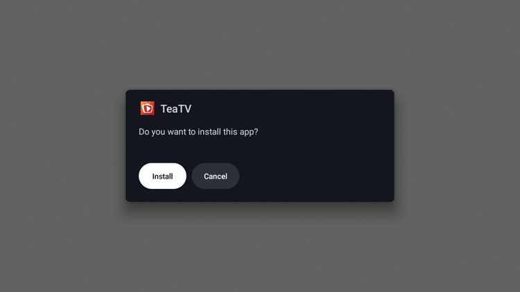 Select Install.