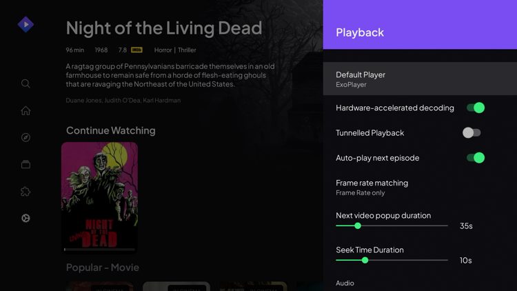 Click Default Player.