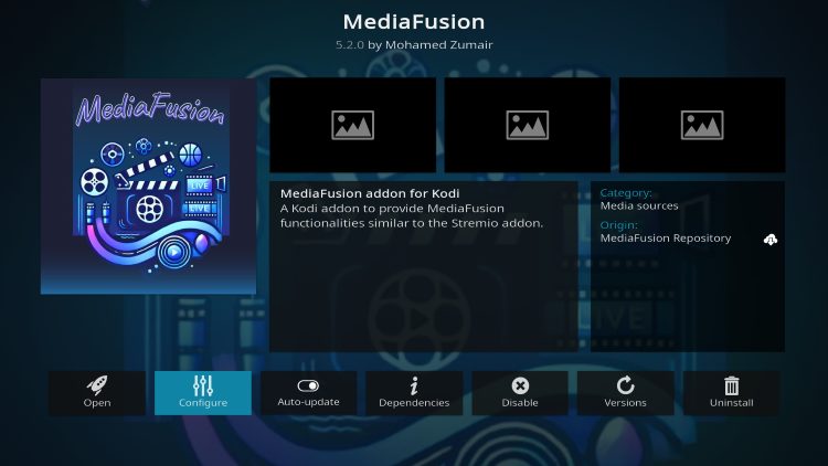 MediaFusion Best Kodi Addons