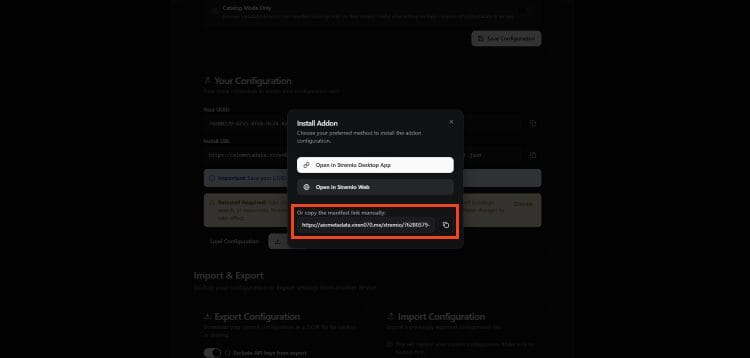 copy url