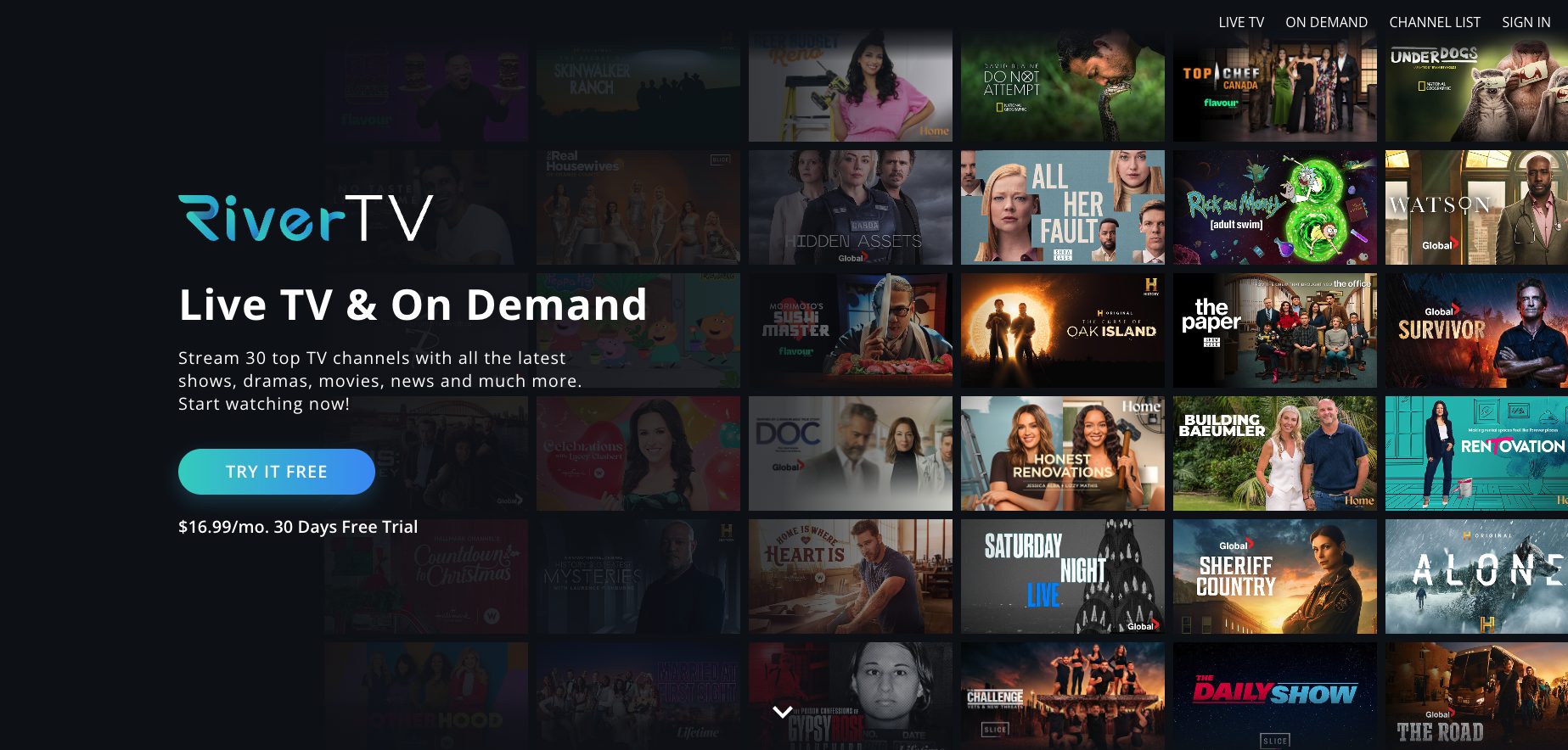 RiverTV Website