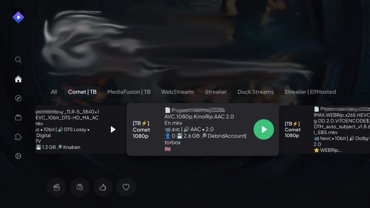 streaming links example
