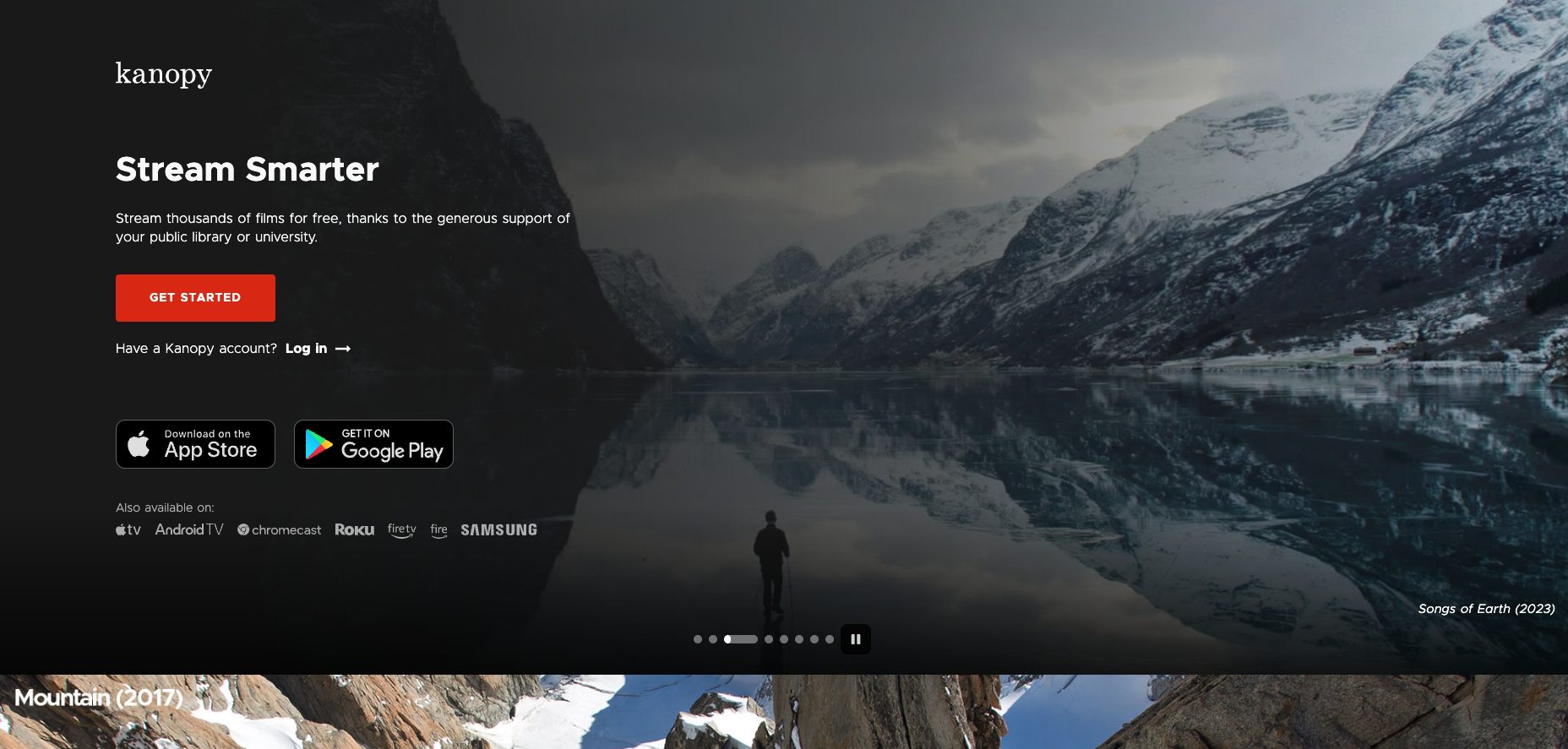 Kanopy Website