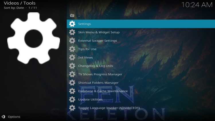 launch settings