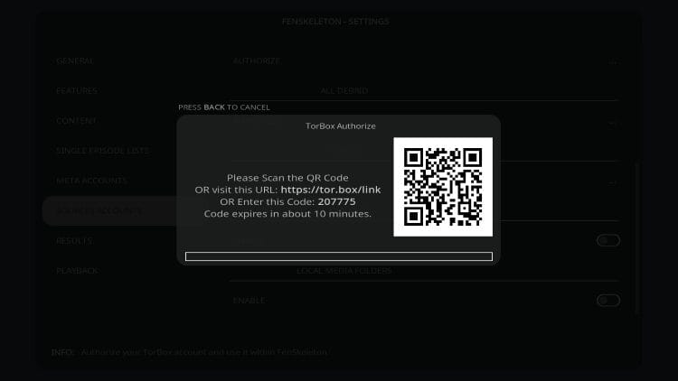 debrid authorization code