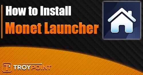 how to install monet launcher