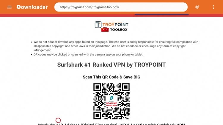 This brings you to the TROYPOINT Toolbox home screen.