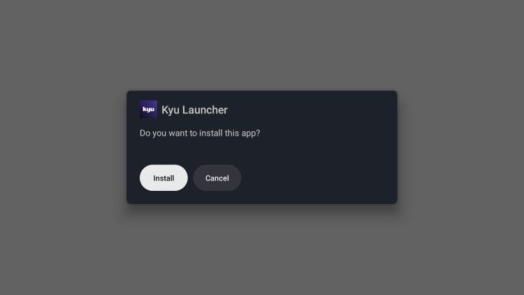 select install kyu launcher