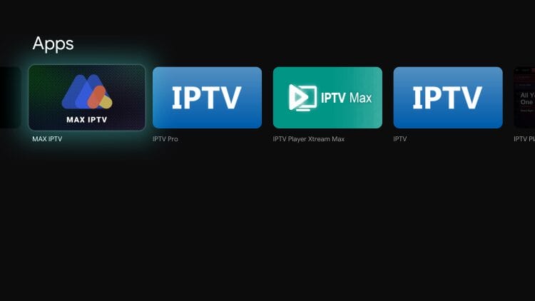 choose max iptv app