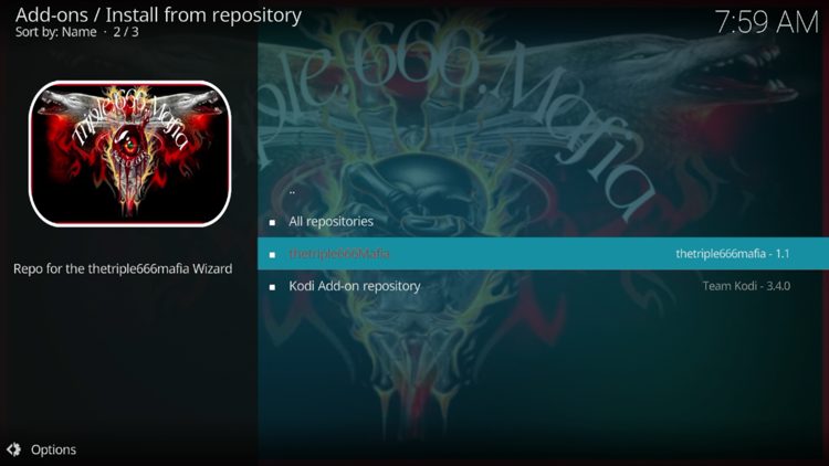 Select the666Mafia repository.