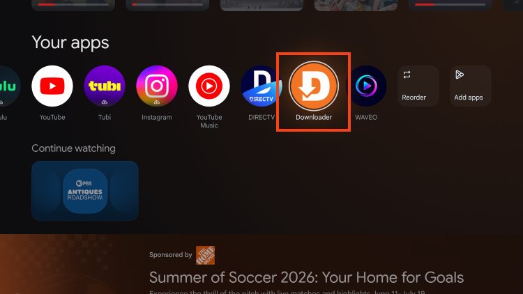open downloader to install monet launcher