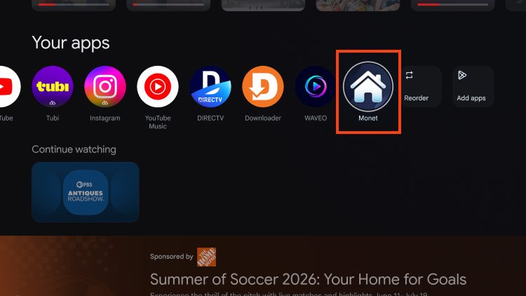 launch monet launcher