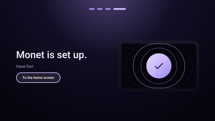 click to go to home screen