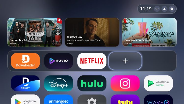 Monet Launcher User Interface