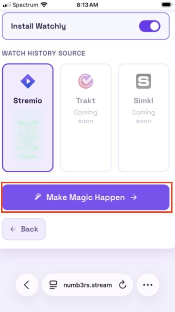 choose make magic happen