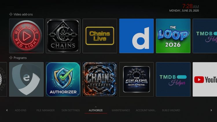 From the main menu, hover over Settings and select the Red Light add-on.