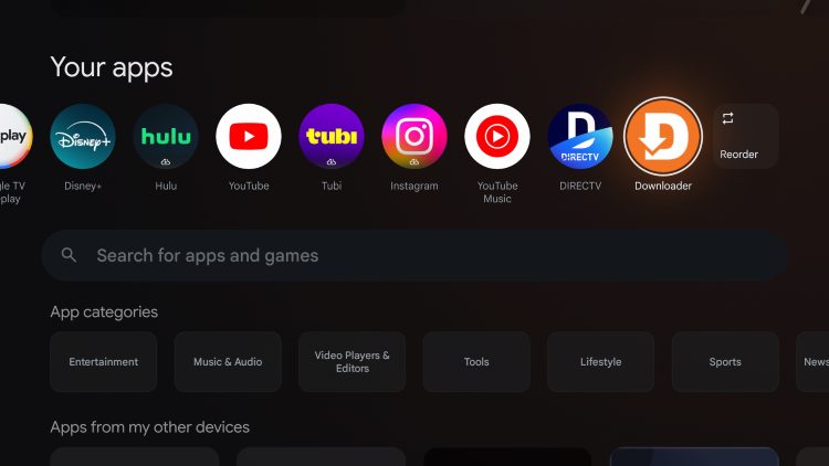launch downloader