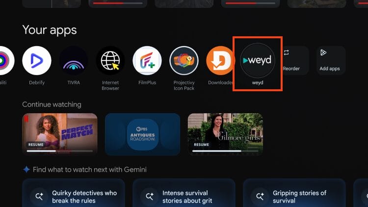 open weyd apk