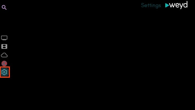 click settings icon