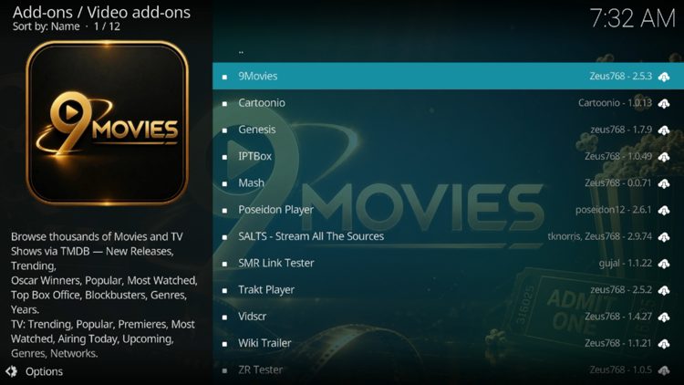 9Movies Addon