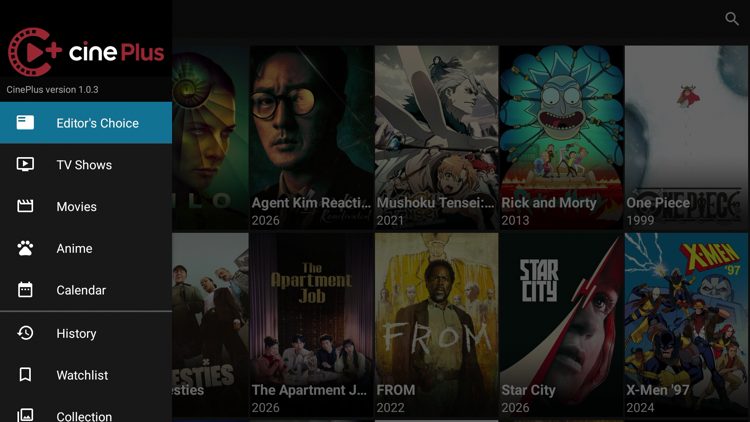 You have successfully installed CinePlus APK on your device.