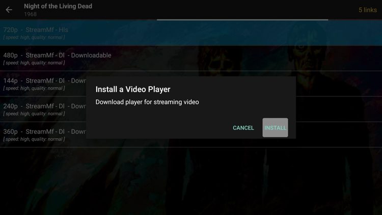 You will be prompted to install a video player. Click Install.