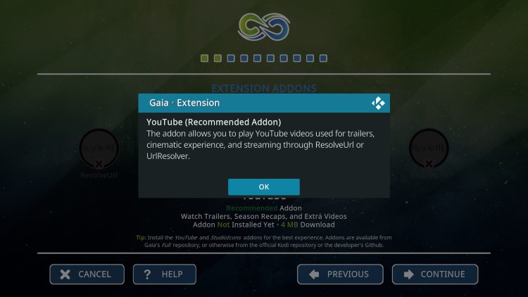 click ok