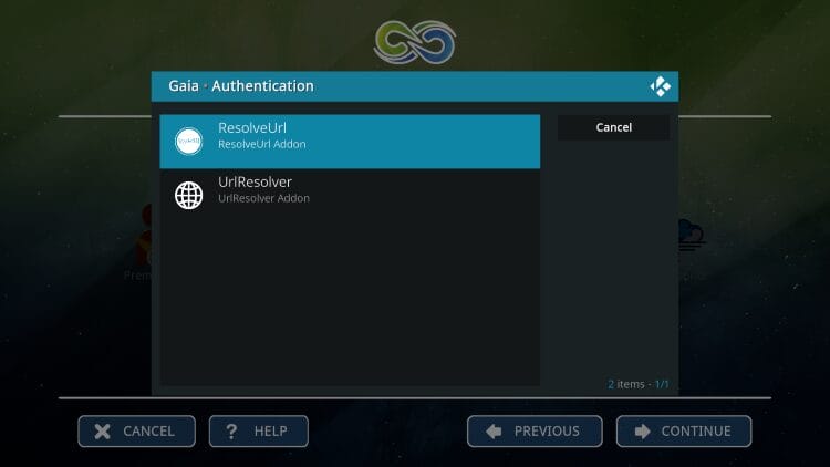 select resolve method