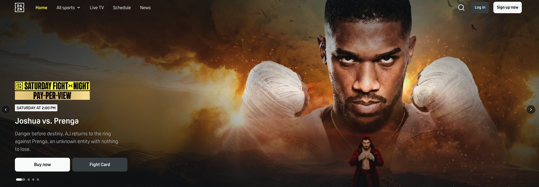 How to Stream Anthony Joshua vs. Kristian Prenga Fight DAZN
