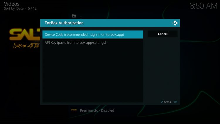 Click Device Code.