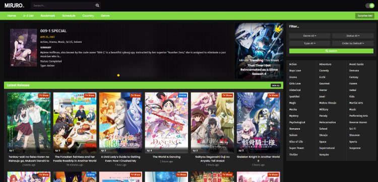 miruro anime streaming site