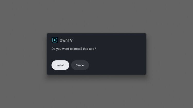 Wait a few seconds for the file to download then click Install.