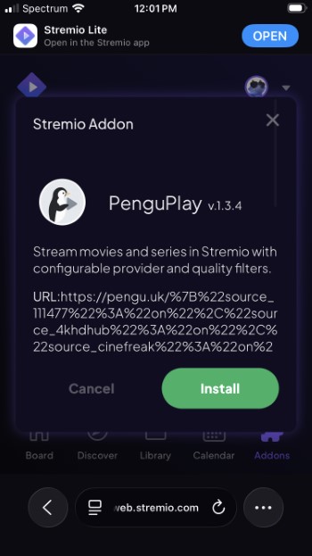 select install
