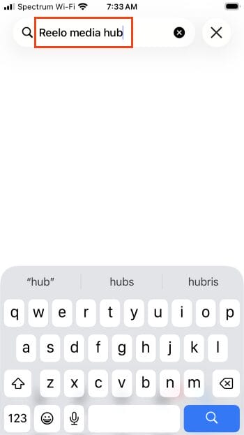 search for reelo media hub