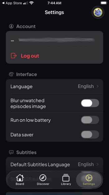 return to reelo and your stremio account is integrated