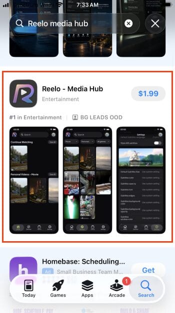 choose the reelo app