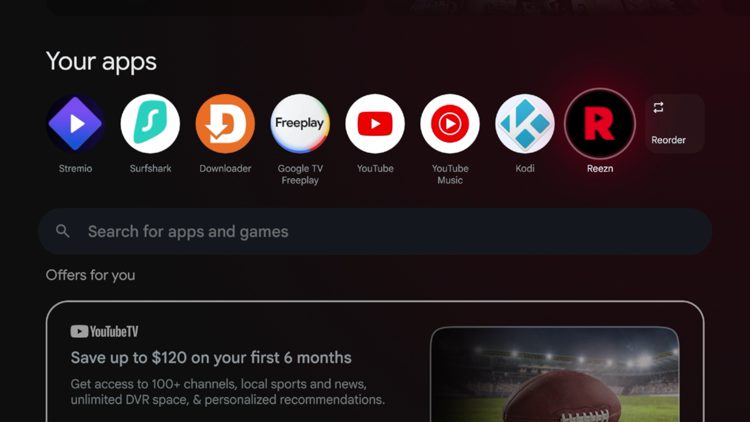 Now launch the Reezn application.