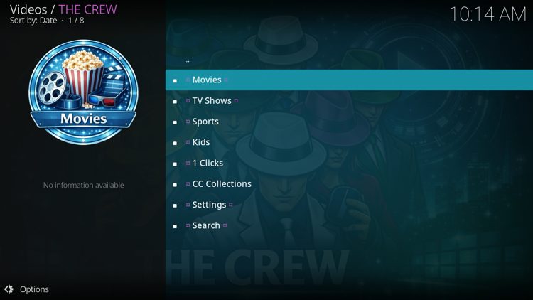 The Crew Addon - Movies Category