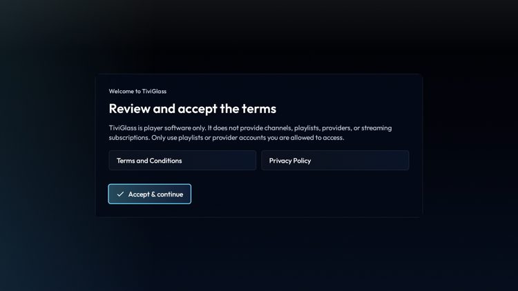 Click Accept & Continue