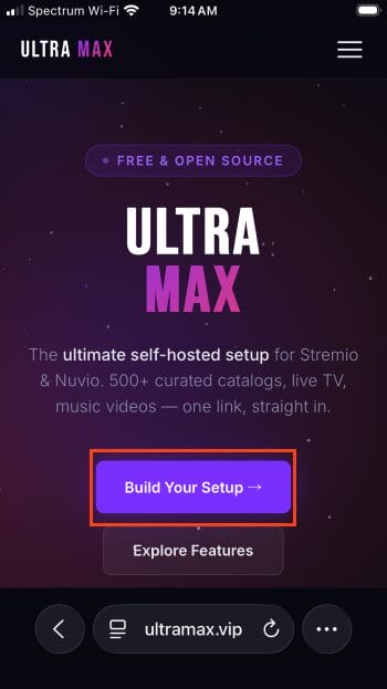 choose build your setup