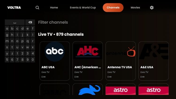 Channels