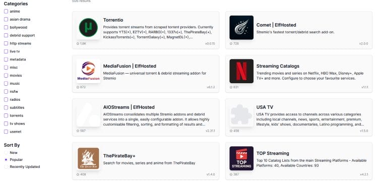 Install Stremio with Addons