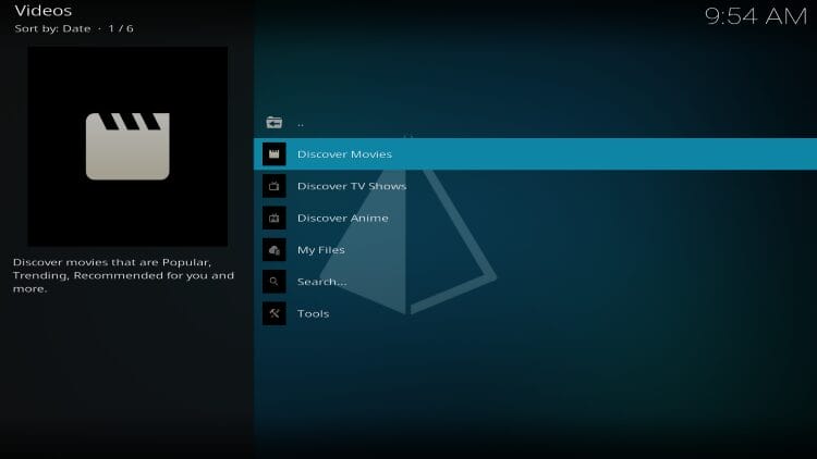 Prism home interface
