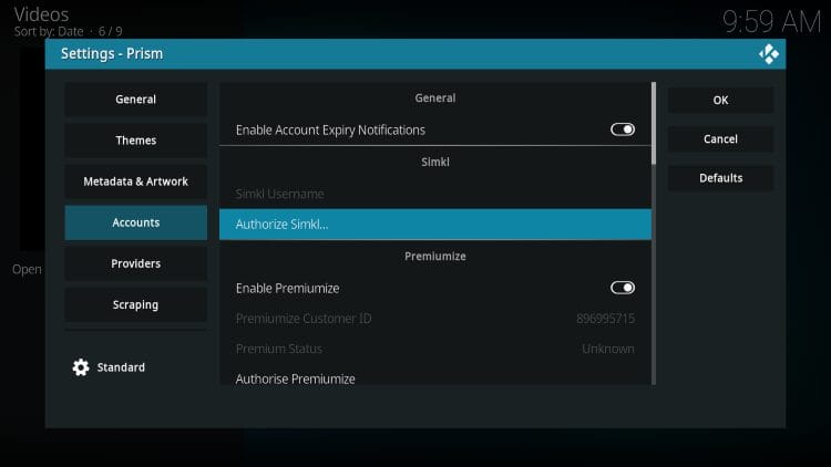 simkl authorization