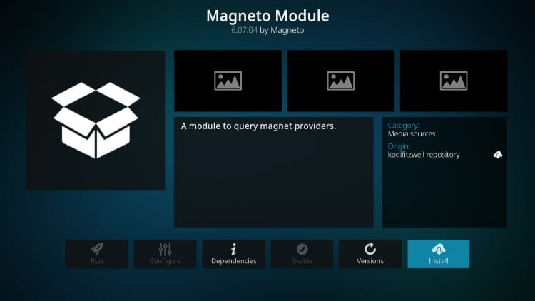 select install